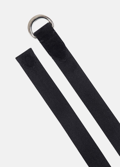 Women’s 30mm Webbing D-Ring Belt in Belts - BLACK | VINCE Women