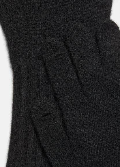 Plush Cashmere Gloves in Gloves - BLACK | VINCE Women