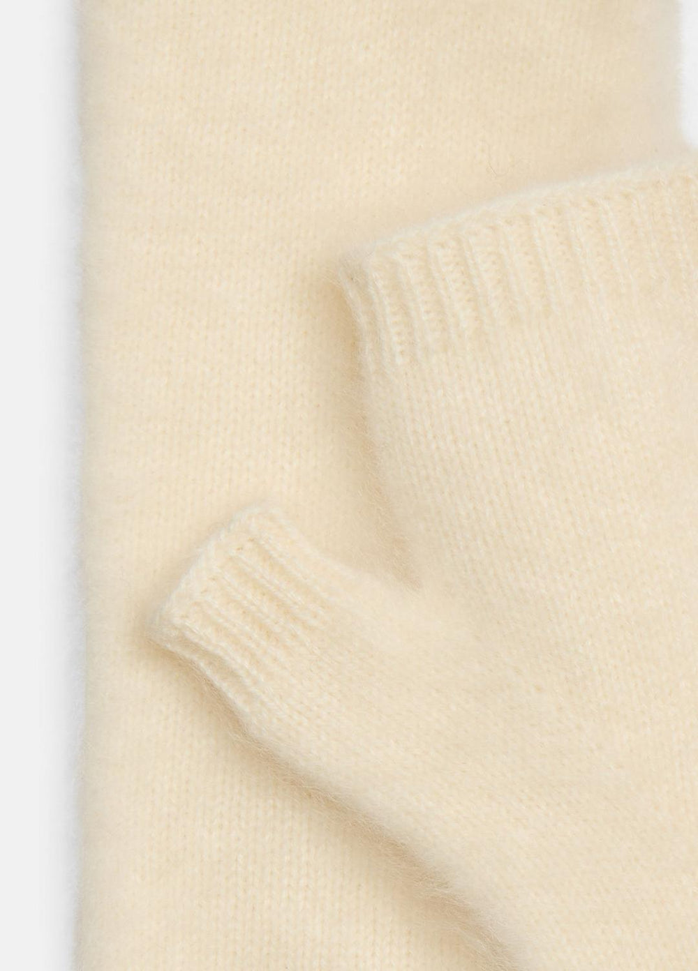 Brushed Cashmere Arm Warmers in Gloves - IVORY | VINCE Women
