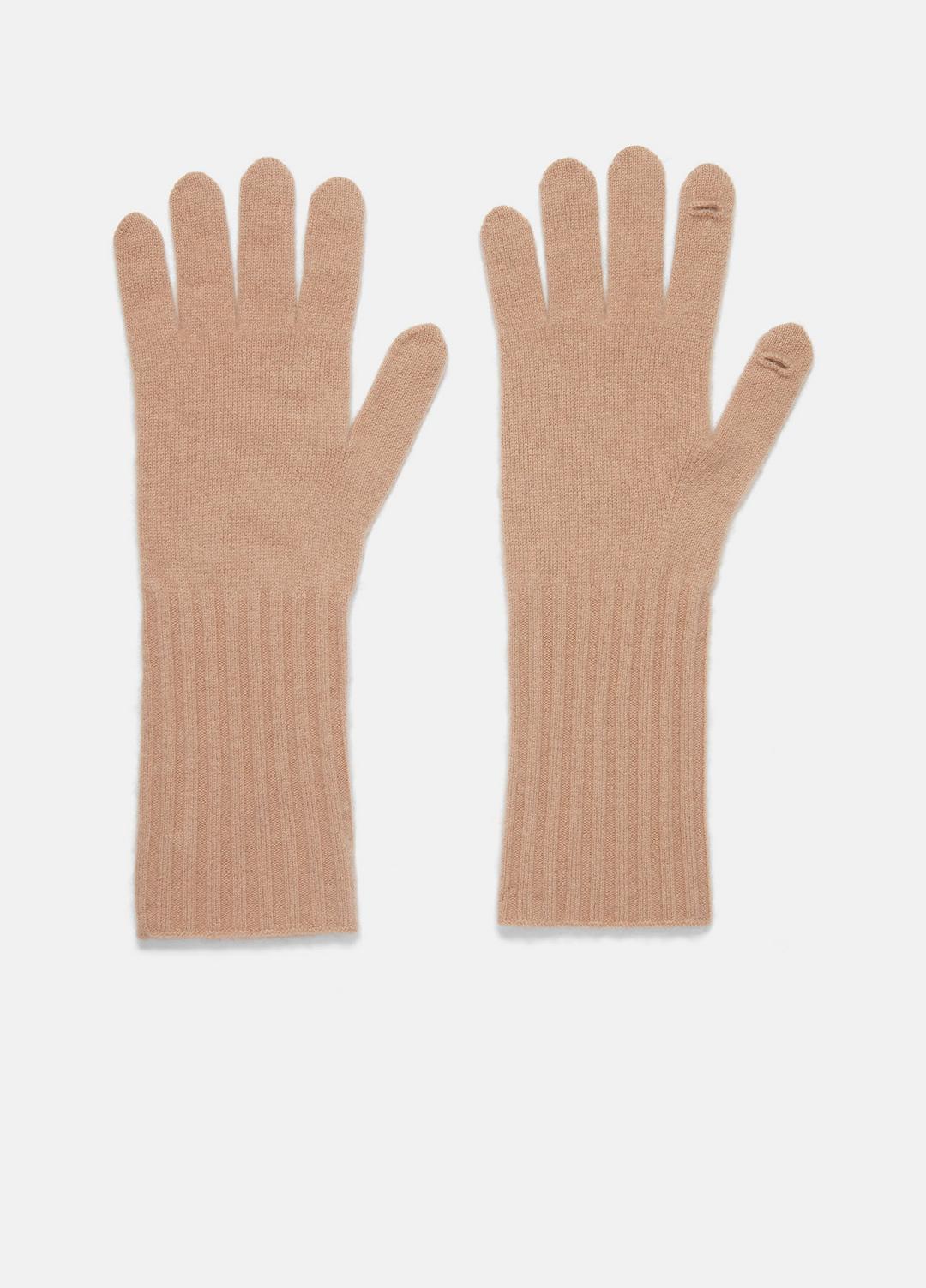 Plush Cashmere Gloves in Gloves - CAMEL | VINCE Women