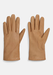 Cashmere-Lined Short Leather Glove in Gloves - BRUNA | VINCE Women