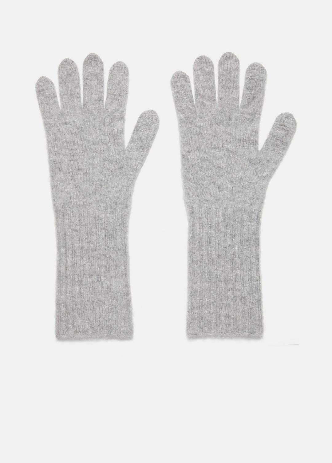 Plush Cashmere Gloves in Gloves - GREY | VINCE Women