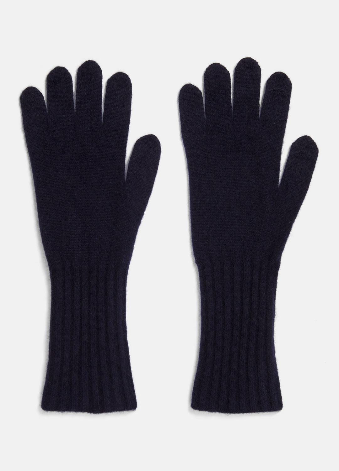 Plush Cashmere Gloves in Gloves - COASTAL BLUE | VINCE Women