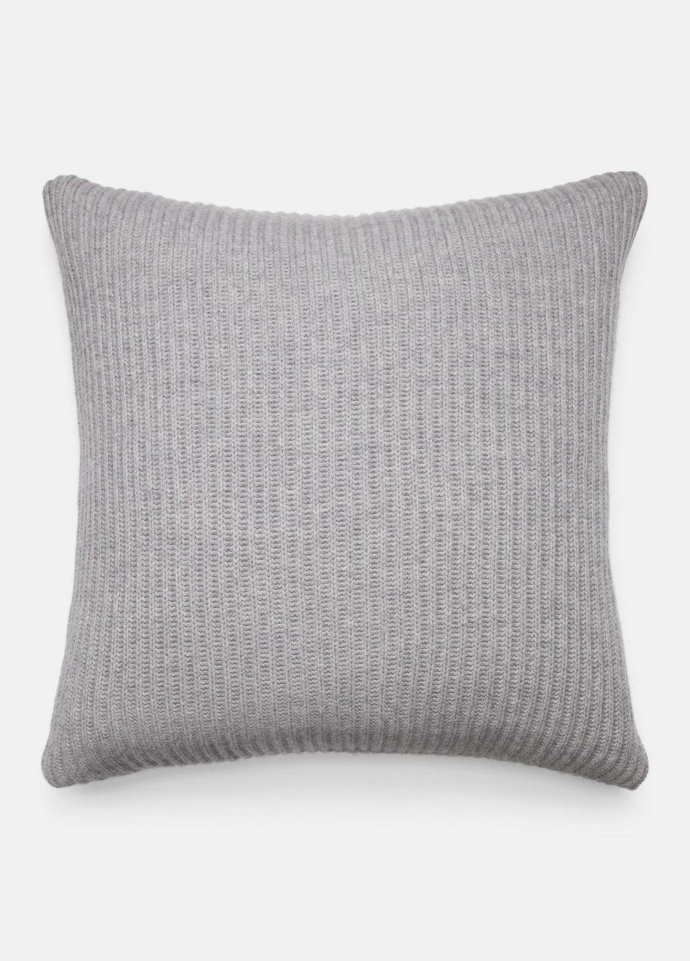 Wool and Cashmere Cardigan-Stitch Pillow in Pillows & Blankets - HEATHER GREY | VINCE Women