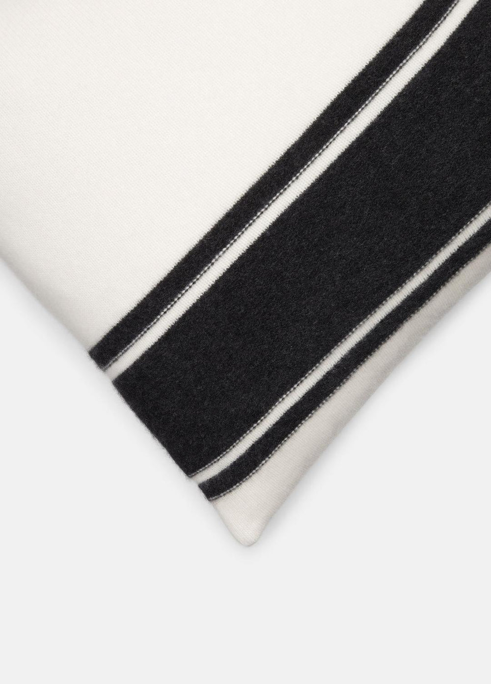 Cashmere Jersey Stripe Pillow in Pillows & Blankets - BLANC | VINCE Women