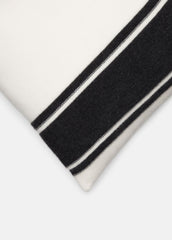 Cashmere Jersey Stripe Pillow in Pillows & Blankets - BLANC | VINCE Women