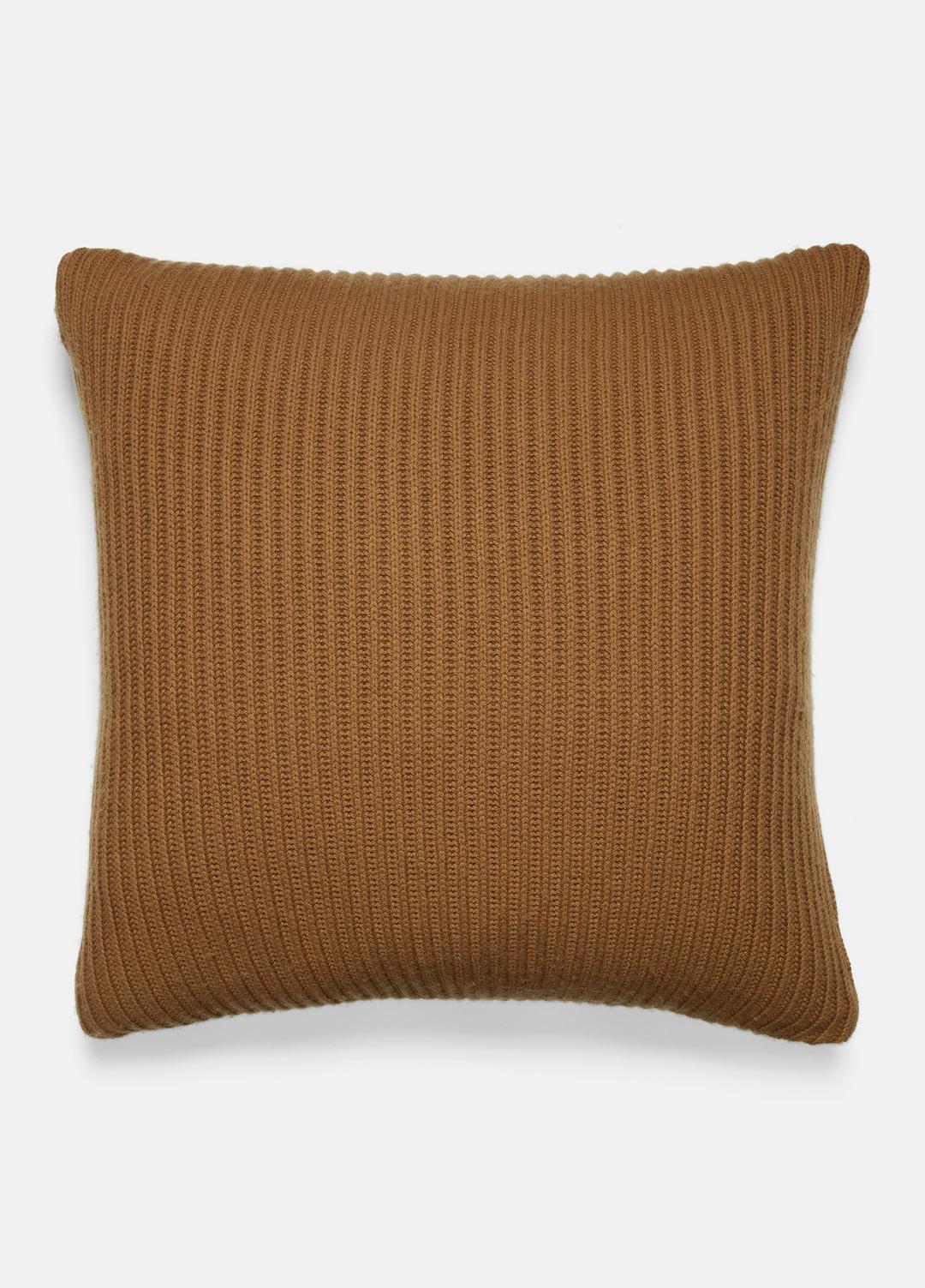 Wool and Cashmere Cardigan-Stitch Pillow in Pillows & Blankets - MINK | VINCE Women