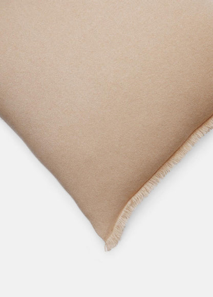 Cashmere Reverse Jersey Pillow in Pillows & Blankets - CAMEL | VINCE Women