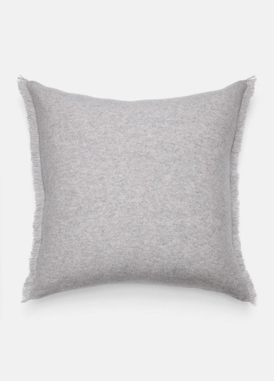 Cashmere Reverse Jersey Pillow in Pillows & Blankets - HEATHER GREY | VINCE Women