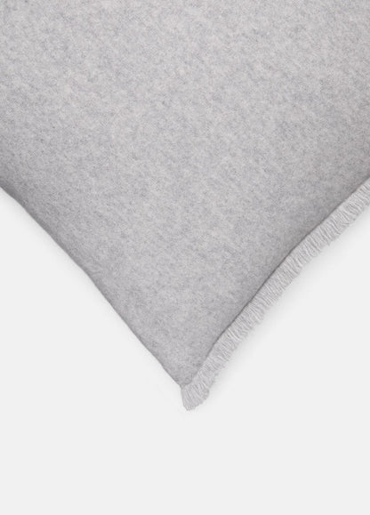 Cashmere Reverse Jersey Pillow in Pillows & Blankets - HEATHER GREY | VINCE Women