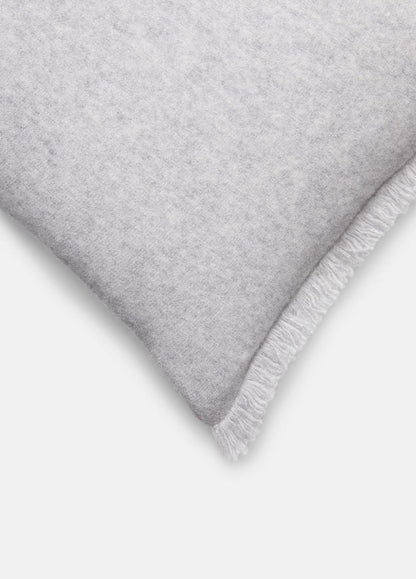 Cashmere Reverse Jersey Rectangle Pillow in Pillows & Blankets - HEATHER GREY | VINCE Women