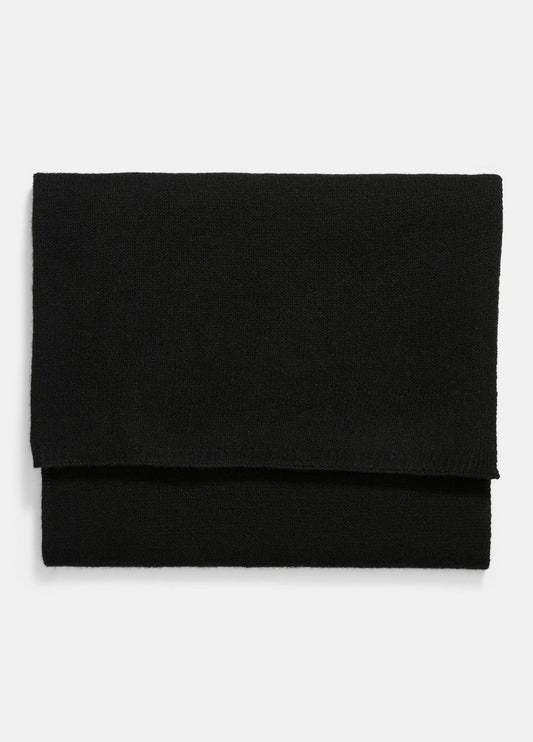 Featherweight Cashmere Travel Wrap in Accessories - BLACK | VINCE Women