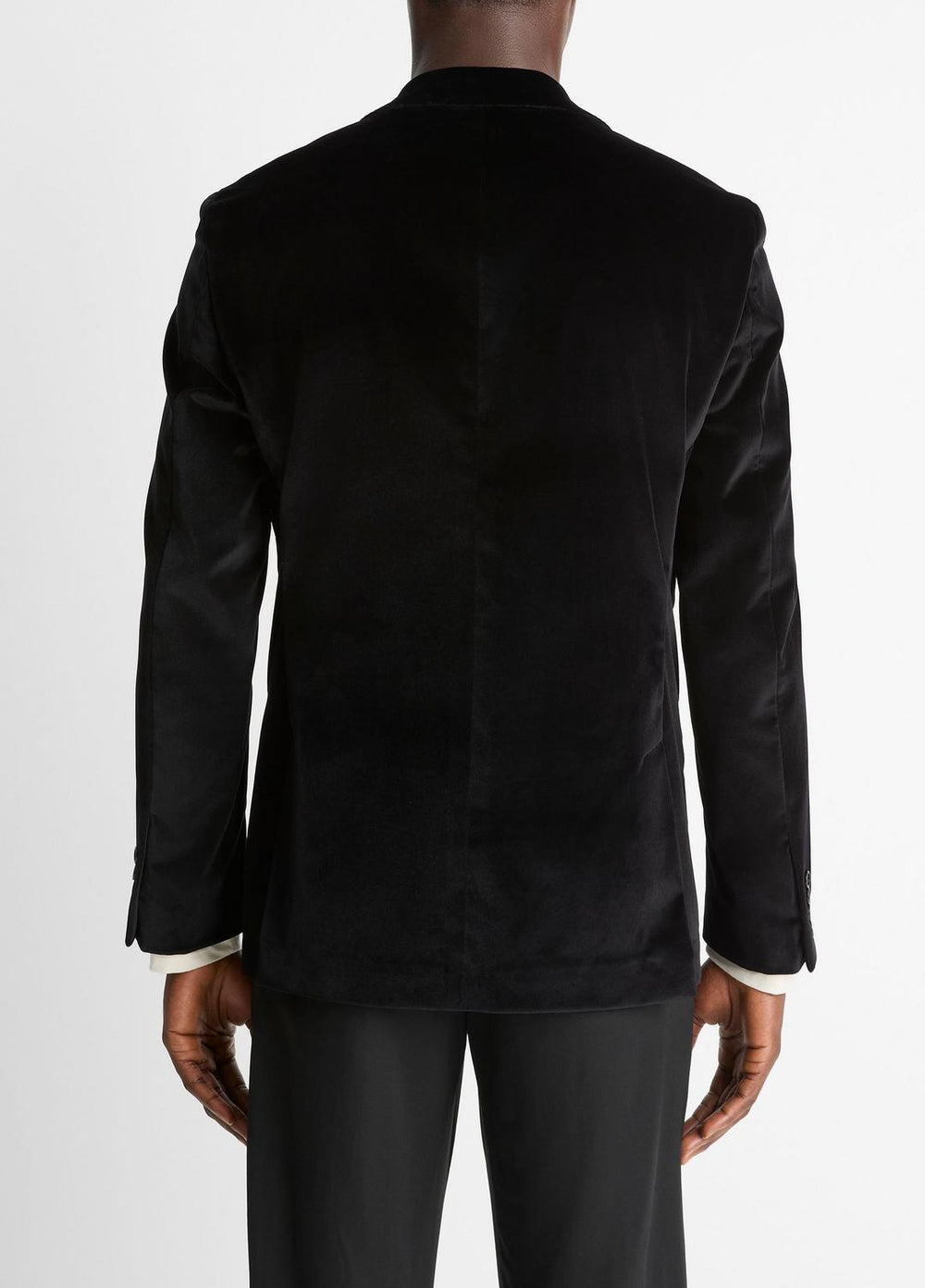 Cotton Velvet Classic Sport Coat in Blazers - BLACK | VINCE Men