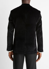 Cotton Velvet Classic Sport Coat in Blazers - BLACK | VINCE Men