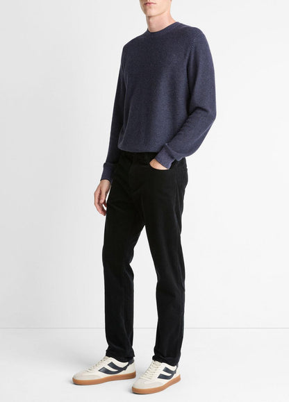 Dylan Slim 5-Pocket Stretch-Cotton Corduroy Pant in Trousers - BLACK | VINCE Men