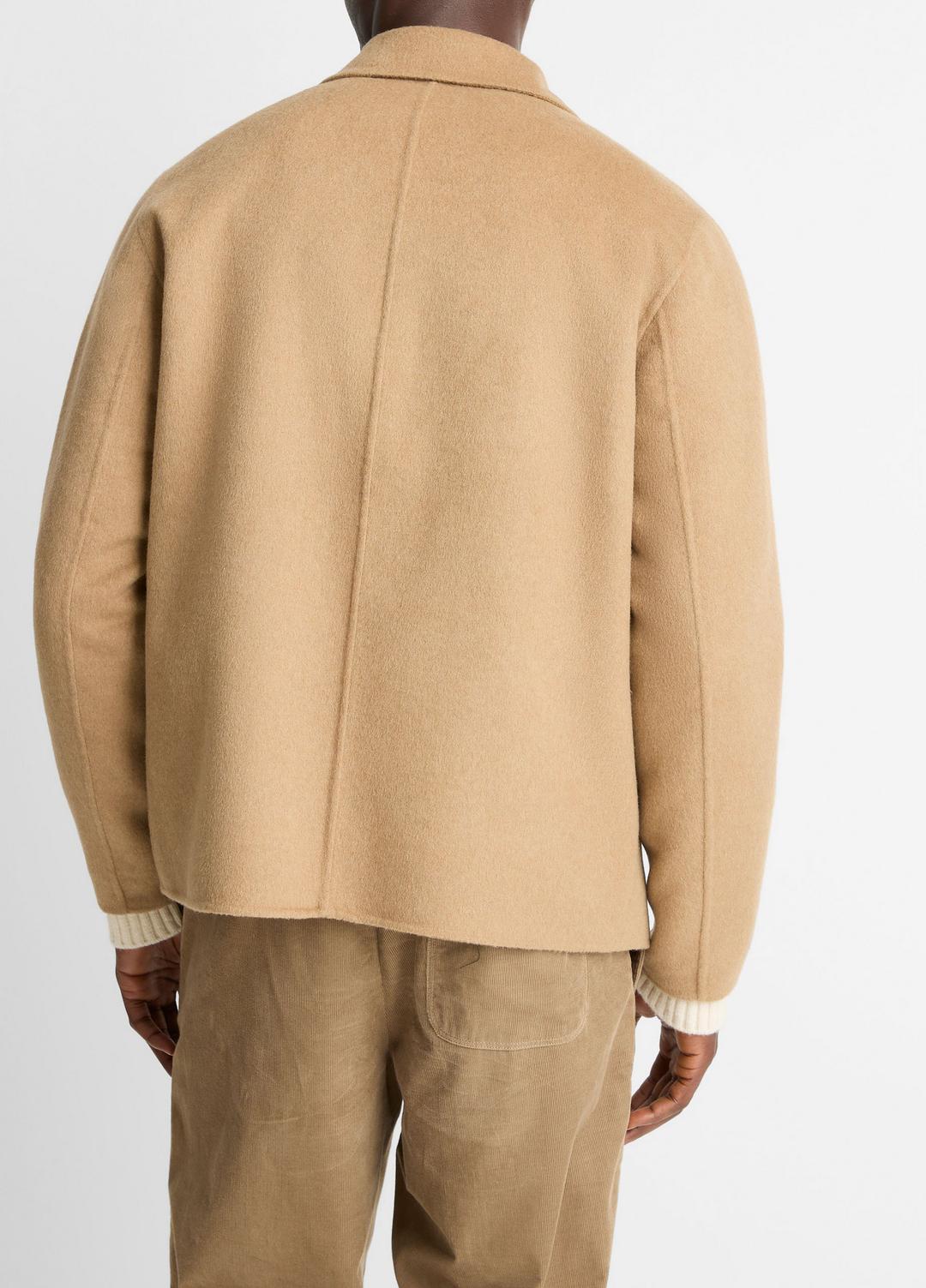 Splittable Wool-Blend Zip-Front Jacket in Jackets - CAMELLO | VINCE Men