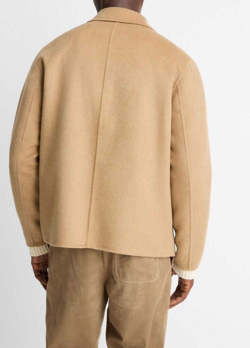 Splittable Wool-Blend Zip-Front Jacket in Jackets - CAMELLO | VINCE Men