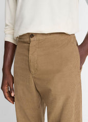 Louie Relaxed Cotton Corduroy Elastic-Waist Pant in Trousers - TETON | VINCE Men