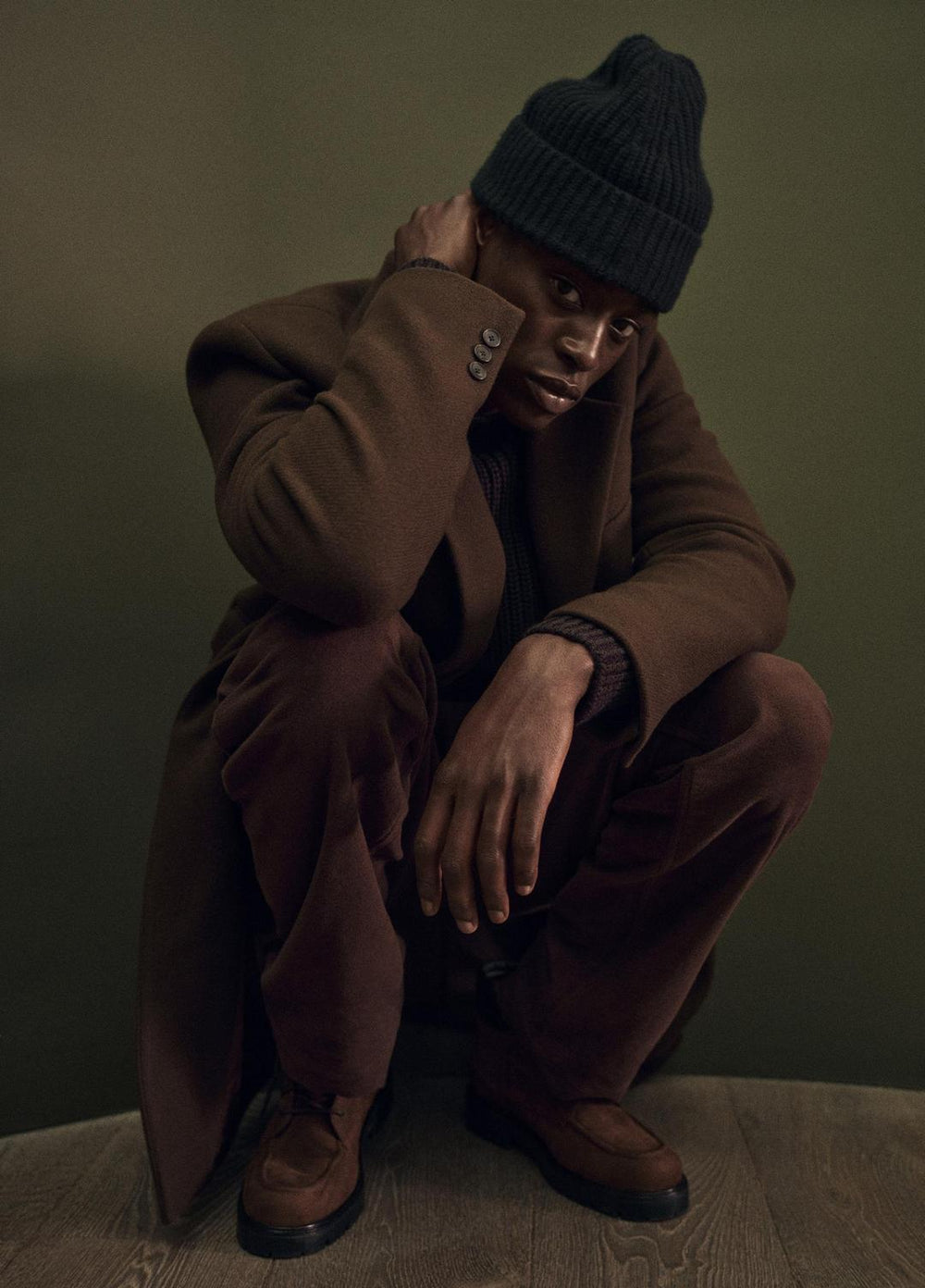 Splittable Wool-Cashmere Single-Breasted Topcoat in Coats - MISSION | VINCE Men