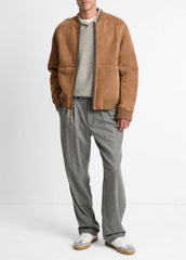 Shearling Bomber Jacket in Jackets - HIGHLAND | VINCE Men
