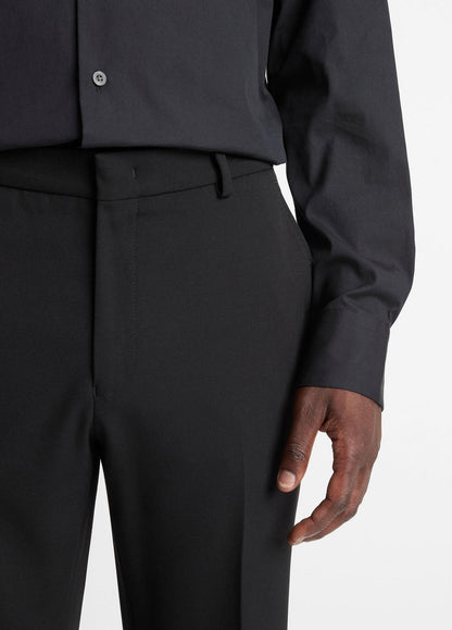Stretch-Wool Classic Pant in Trousers - BLACK | VINCE Men