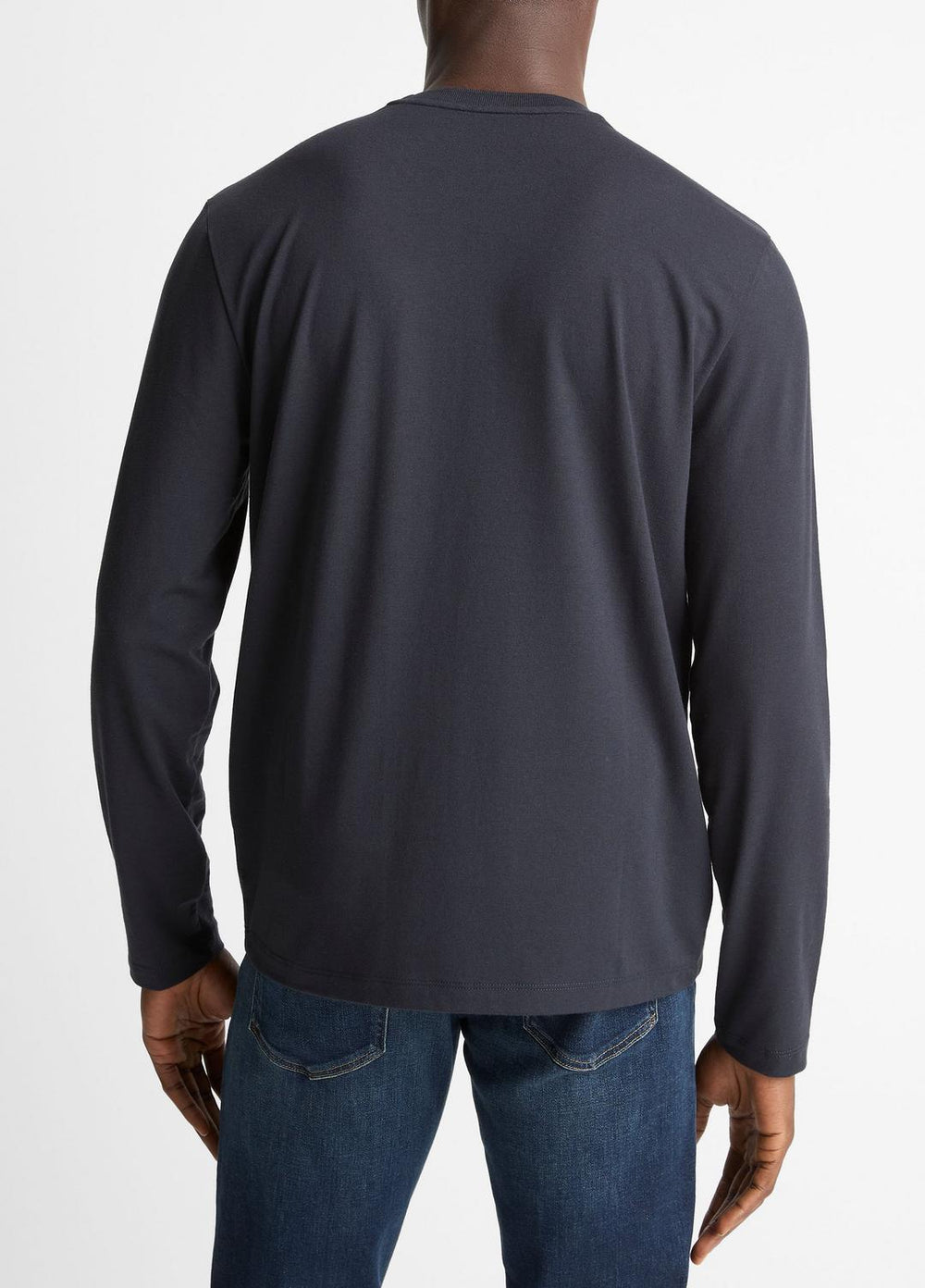 Triblend Jersey Long-Sleeve T-Shirt in Long Sleeve - COASTAL BLUE | VINCE Men