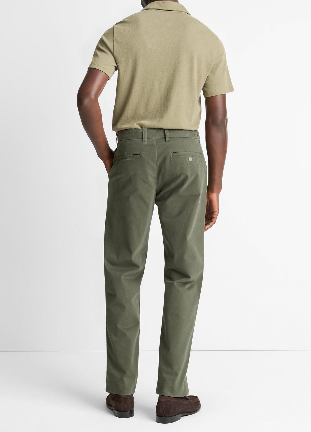 Owen Athletic Stretch-Cotton Pant in Trousers - SYCAMORE | VINCE Men