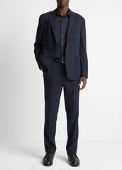 Stretch-Wool Classic Pant in Trousers - COASTAL BLUE | VINCE Men
