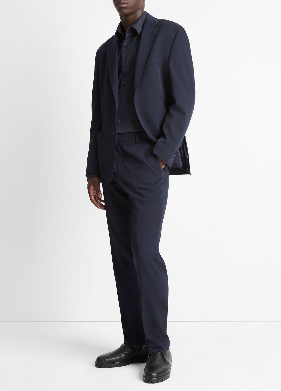 Stretch-Wool Classic Pant in Trousers - COASTAL BLUE | VINCE Men