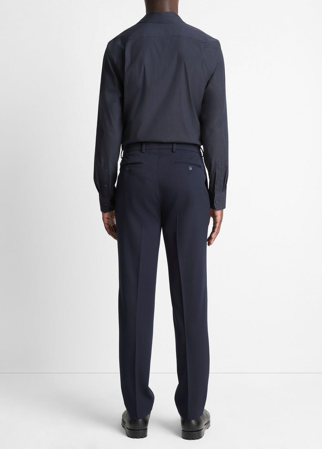 Stretch-Wool Classic Pant in Trousers - COASTAL BLUE | VINCE Men