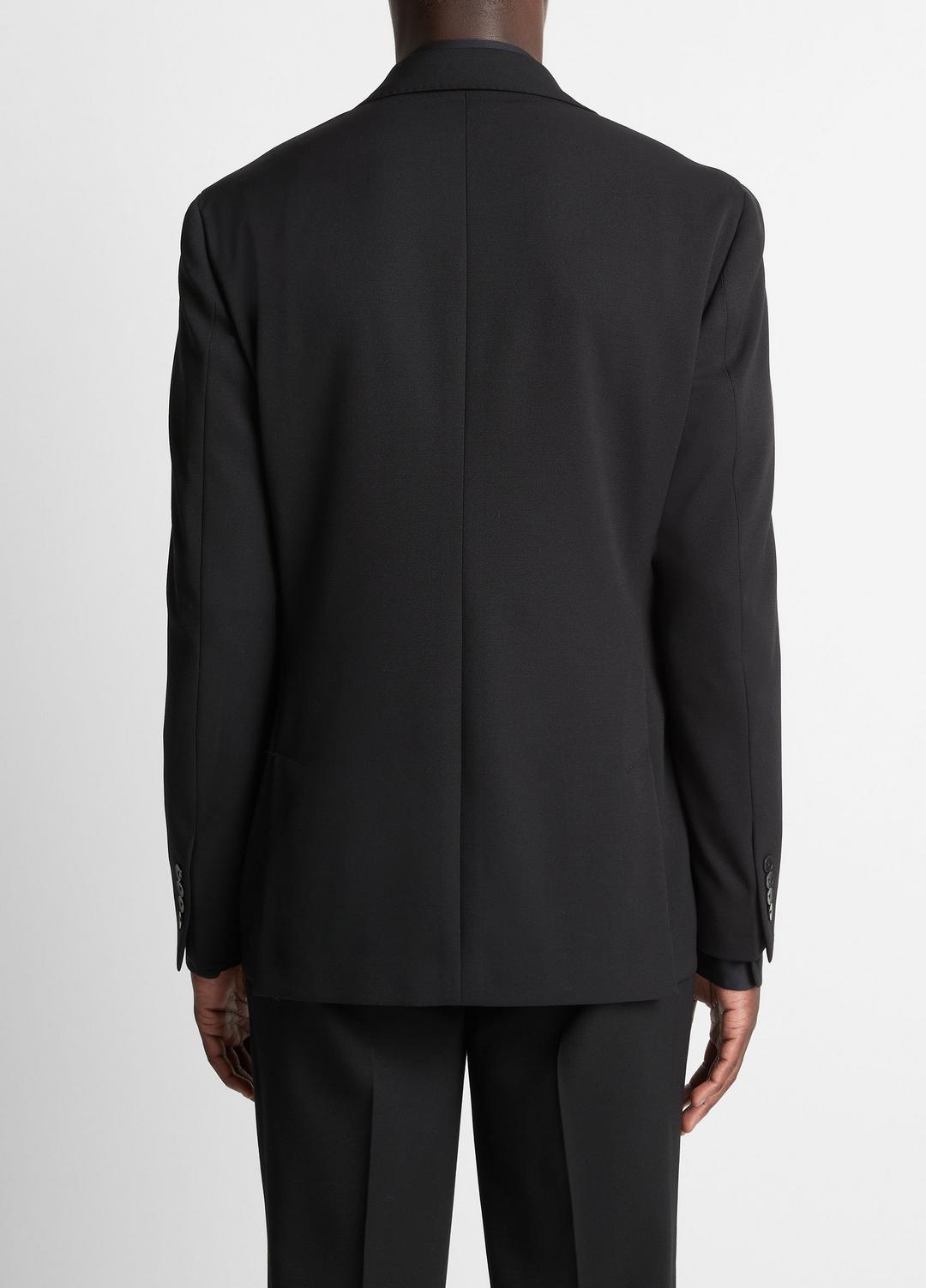 Stretch-Wool Relaxed Sport Coat in Blazers - BLACK | VINCE Men
