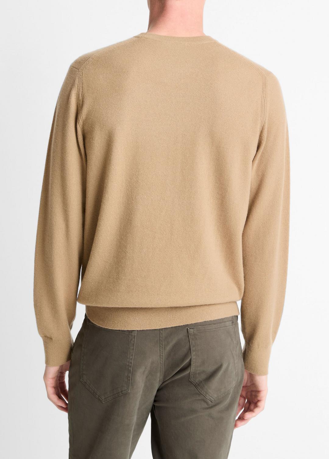 Cashmere Crew Neck Sweater in Crew Neck - CAMELETTO | VINCE Men