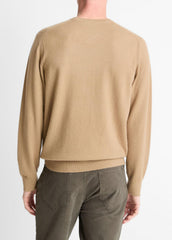 Cashmere Crew Neck Sweater in Crew Neck - CAMELETTO | VINCE Men