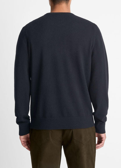 Cashmere Crew Neck Sweater in Crew Neck - COASTAL BLUE | VINCE Men