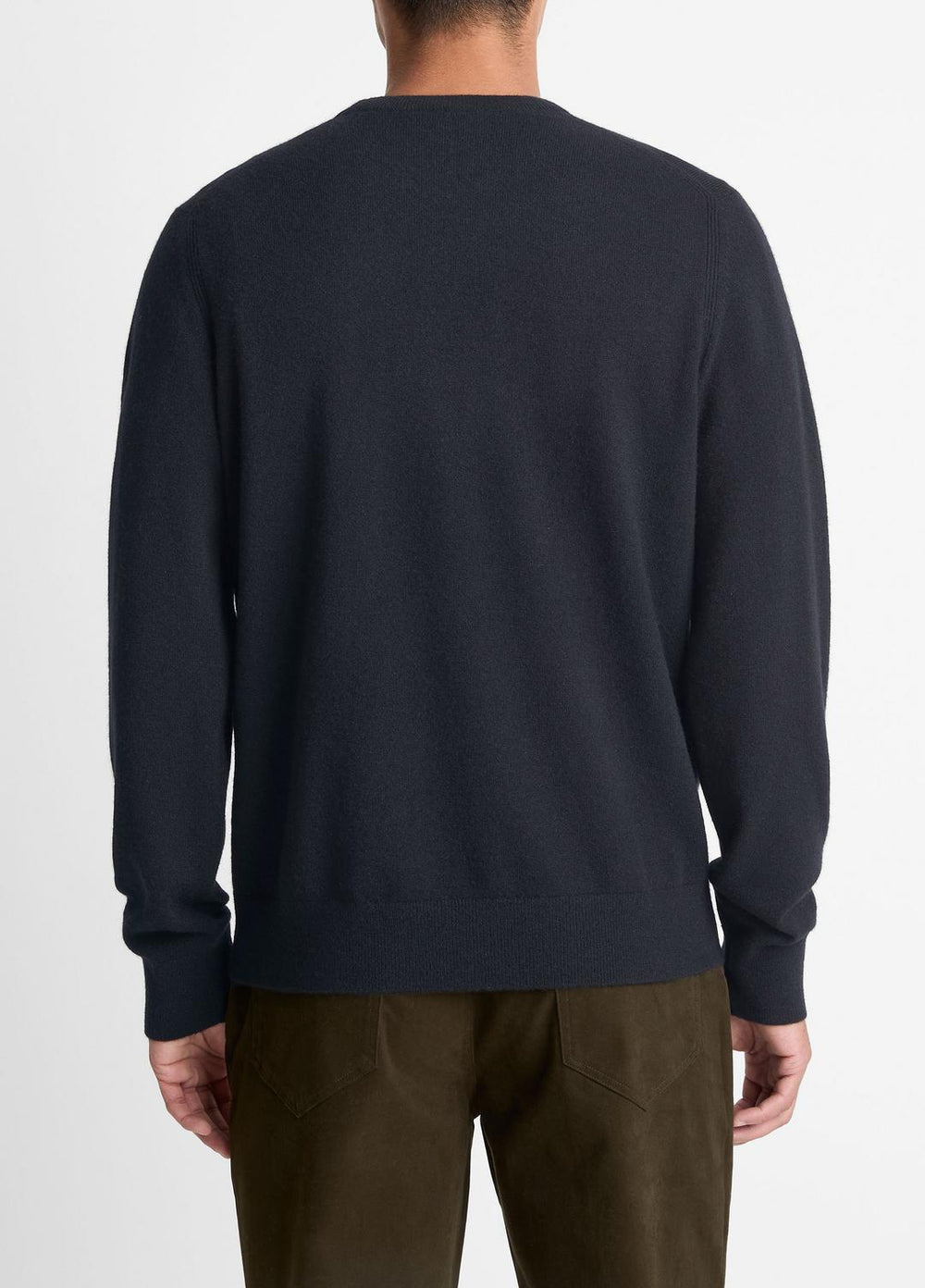 Cashmere Crew Neck Sweater in Crew Neck - COASTAL BLUE | VINCE Men