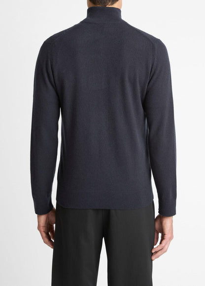 Cashmere Quarter-Zip Sweater in Quarter Zip - COASTAL BLUE | VINCE Men