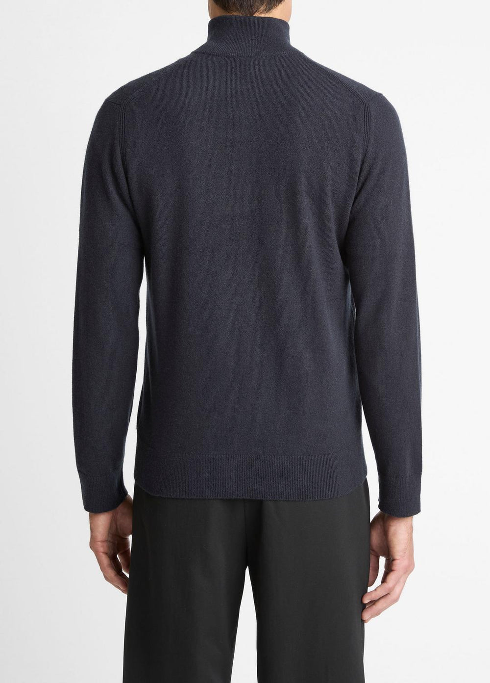 Cashmere Quarter-Zip Sweater in Quarter Zip - COASTAL BLUE | VINCE Men