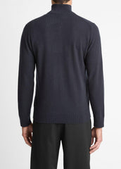 Cashmere Quarter-Zip Sweater in Quarter Zip - COASTAL BLUE | VINCE Men