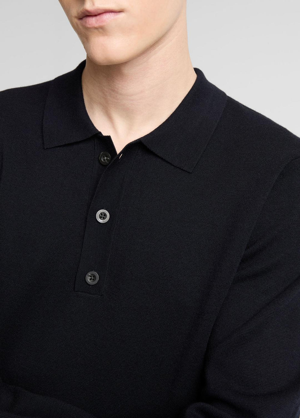 Italian Merino Wool Milano Polo Sweater in Sweaters - COASTAL BLUE | VINCE Men