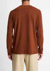 Sueded Jersey Long-Sleeve Pocket T-Shirt in Long Sleeve - COPPERHEAD | VINCE Men