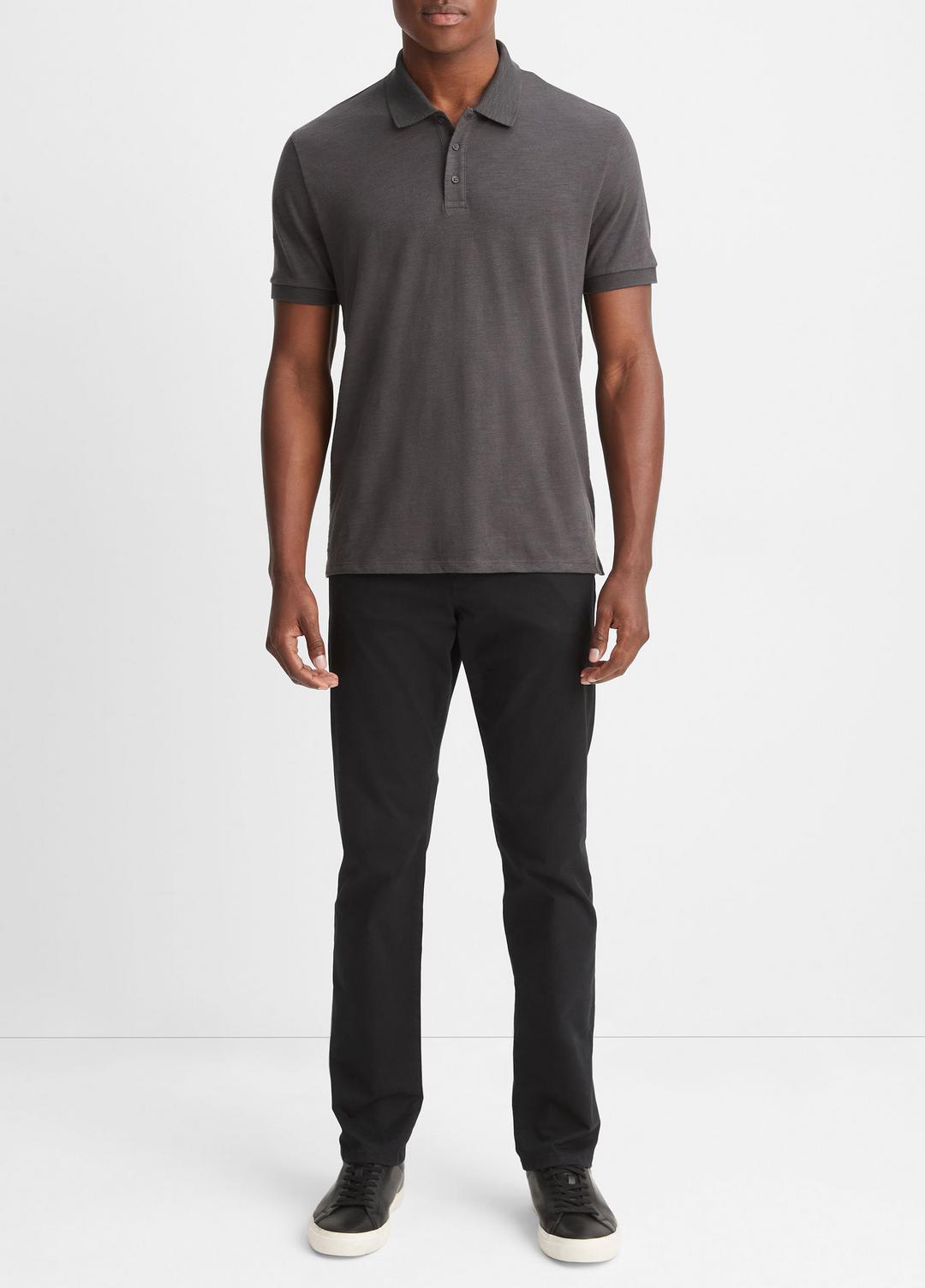 Classic Slub Polo Shirt in Henleys & Polos - SPHERE | VINCE Men