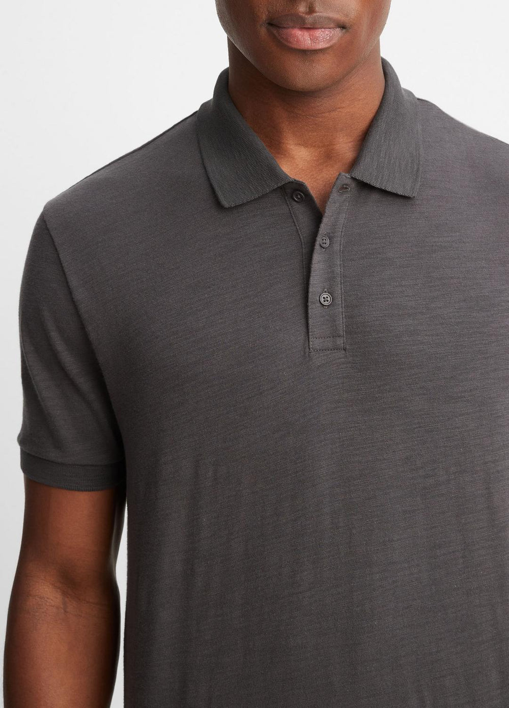 Classic Slub Polo Shirt in Henleys & Polos - SPHERE | VINCE Men