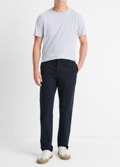 Dylan Slim Cotton Chino Pant in Trousers - COASTAL BLUE | VINCE Men