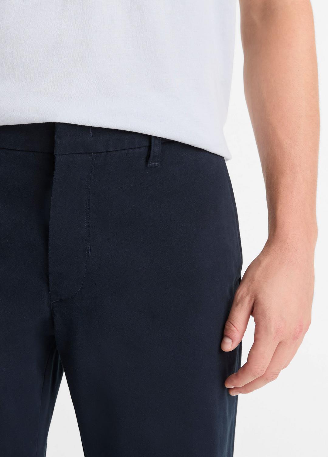 Dylan Slim Cotton Chino Pant in Trousers - COASTAL BLUE | VINCE Men