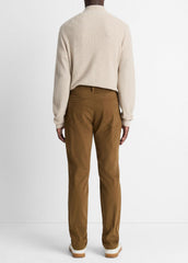 Dylan Slim 5-Pocket Peached Stretch-Cotton Pant in Trousers - LIGHT HIGHLANDS | VINCE Men