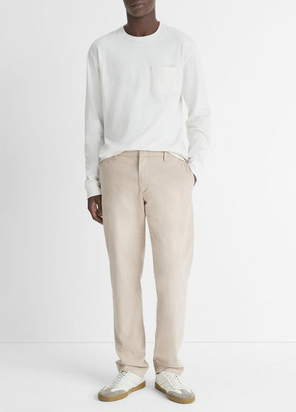 Dylan Slim Cotton Chino Pant in Trousers - CAHUENGA KHAKI | VINCE Men