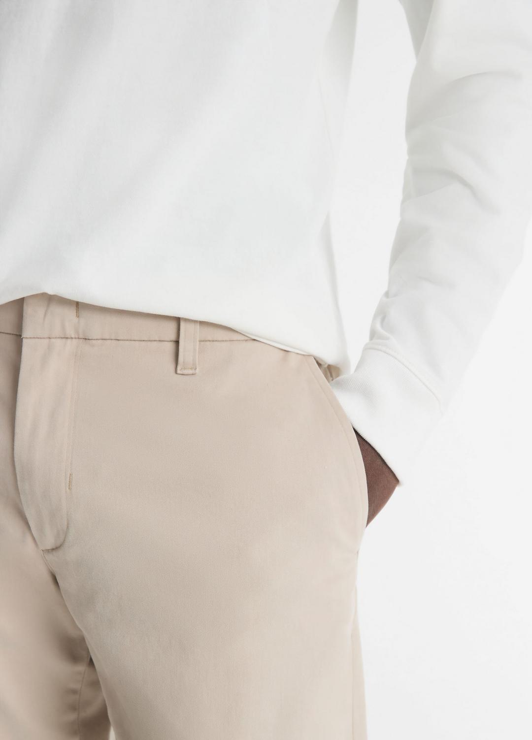 Dylan Slim Cotton Chino Pant in Trousers - CAHUENGA KHAKI | VINCE Men