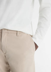 Dylan Slim Cotton Chino Pant in Trousers - CAHUENGA KHAKI | VINCE Men