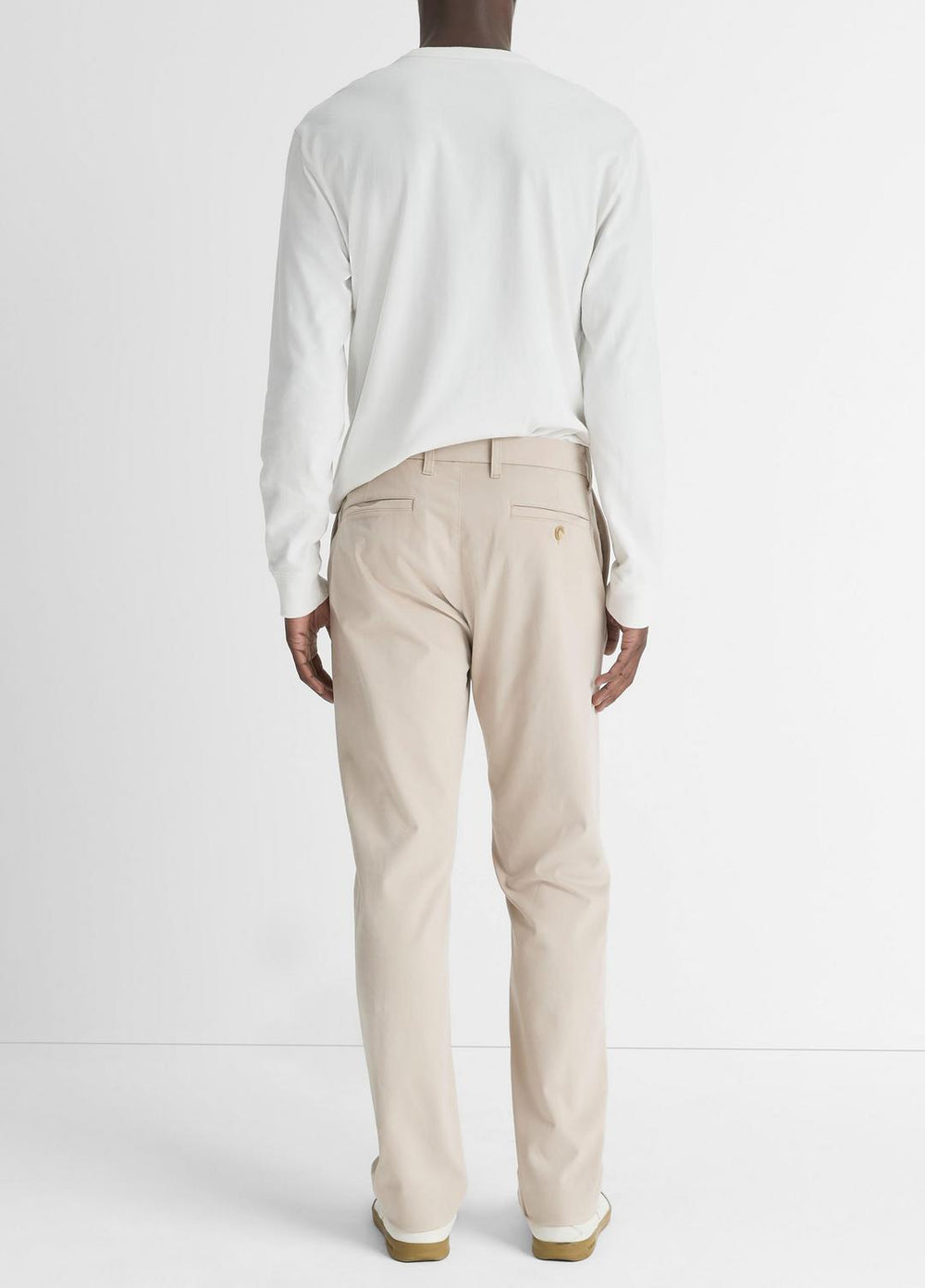Dylan Slim Cotton Chino Pant in Trousers - CAHUENGA KHAKI | VINCE Men