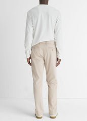 Dylan Slim Cotton Chino Pant in Trousers - CAHUENGA KHAKI | VINCE Men